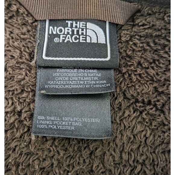 NORTH FACE Osito Fleece Jacket Women’s XL Full Zip Chocolate Brown - Picture 5 of 10